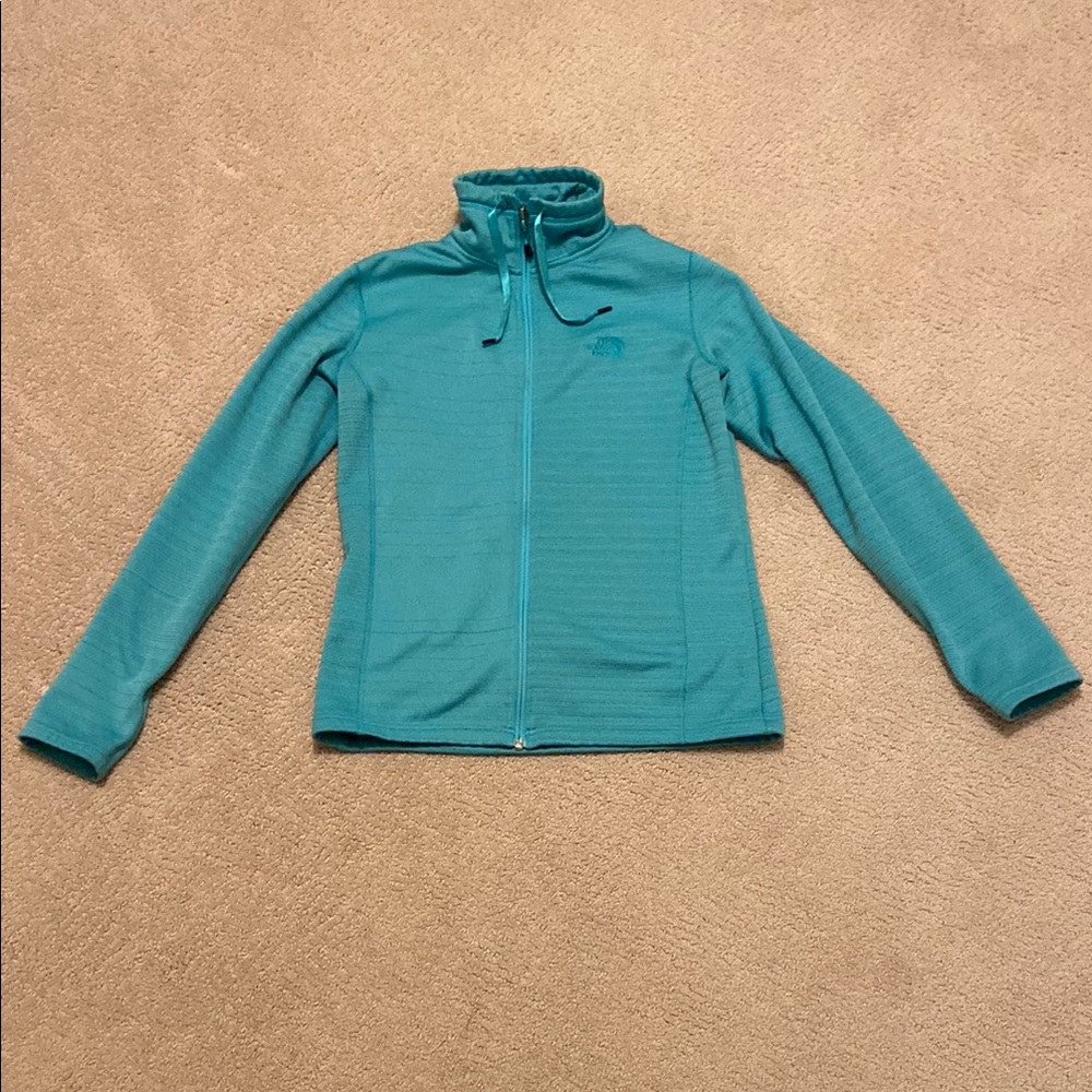 Teal Full-Zip Women's The North Face Jacket
